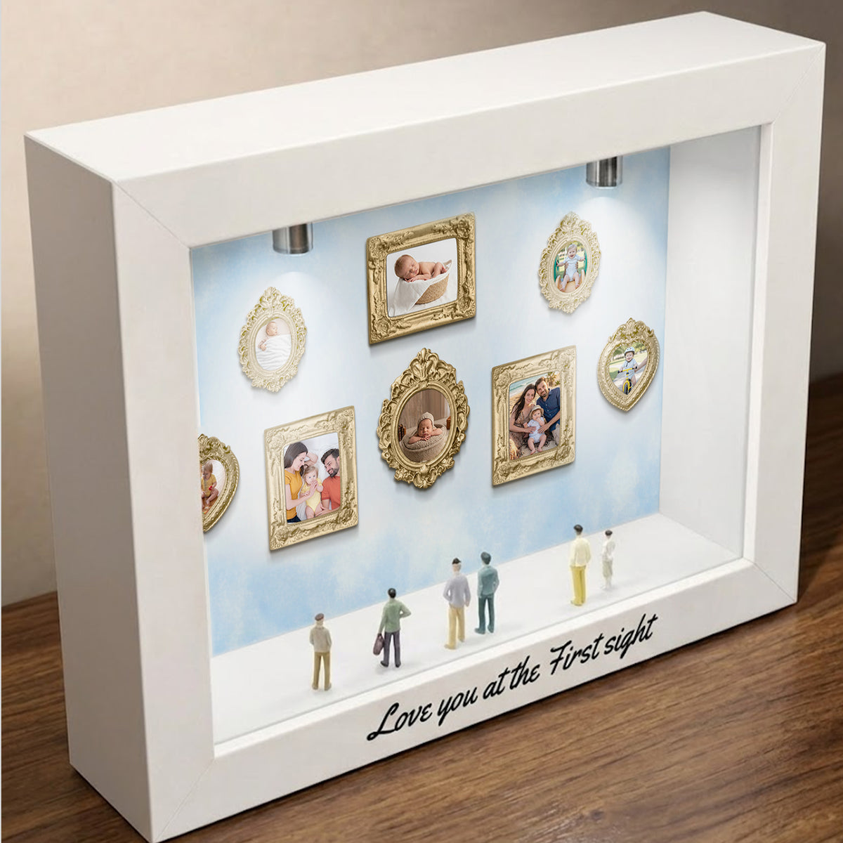 Watch Me Grow – Personalized Mini Museum Box Photo Frame