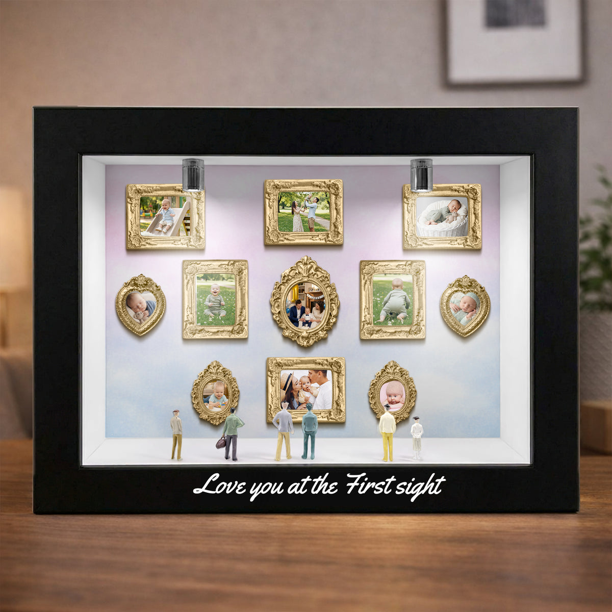 Watch Me Grow – Personalized Mini Museum Box Photo Frame