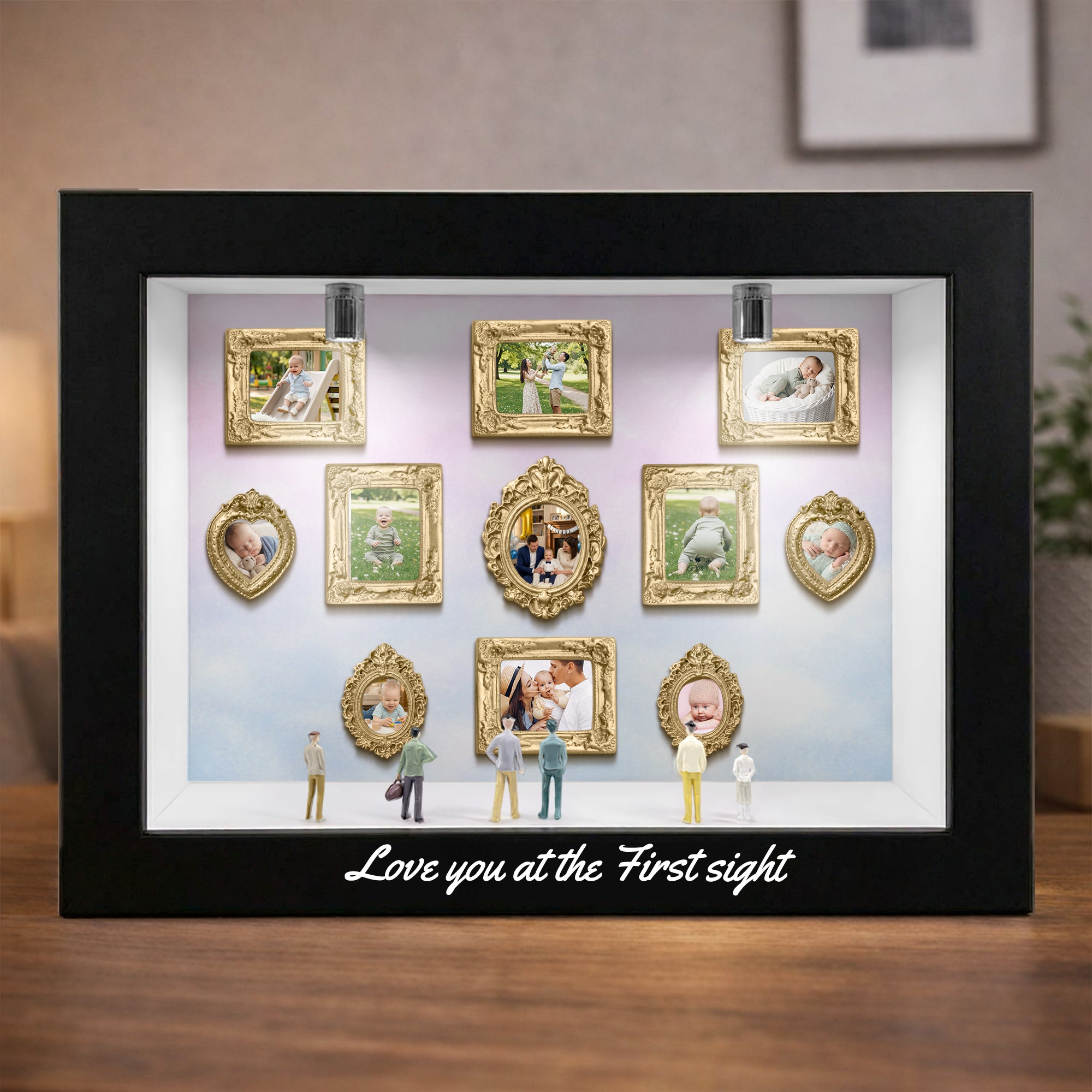 Watch Me Grow – Personalized Mini Museum Box Photo Frame