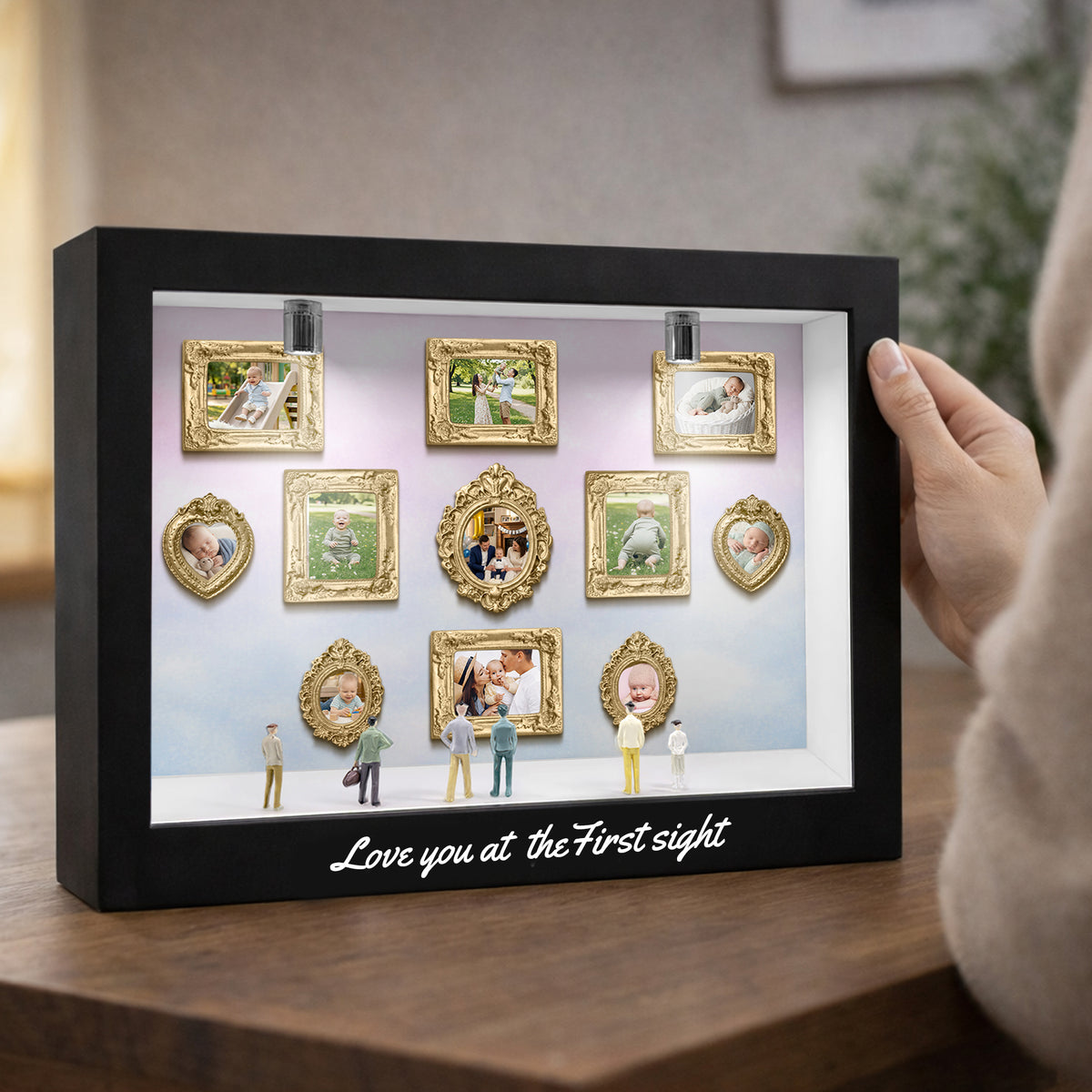 Watch Me Grow – Personalized Mini Museum Box Photo Frame