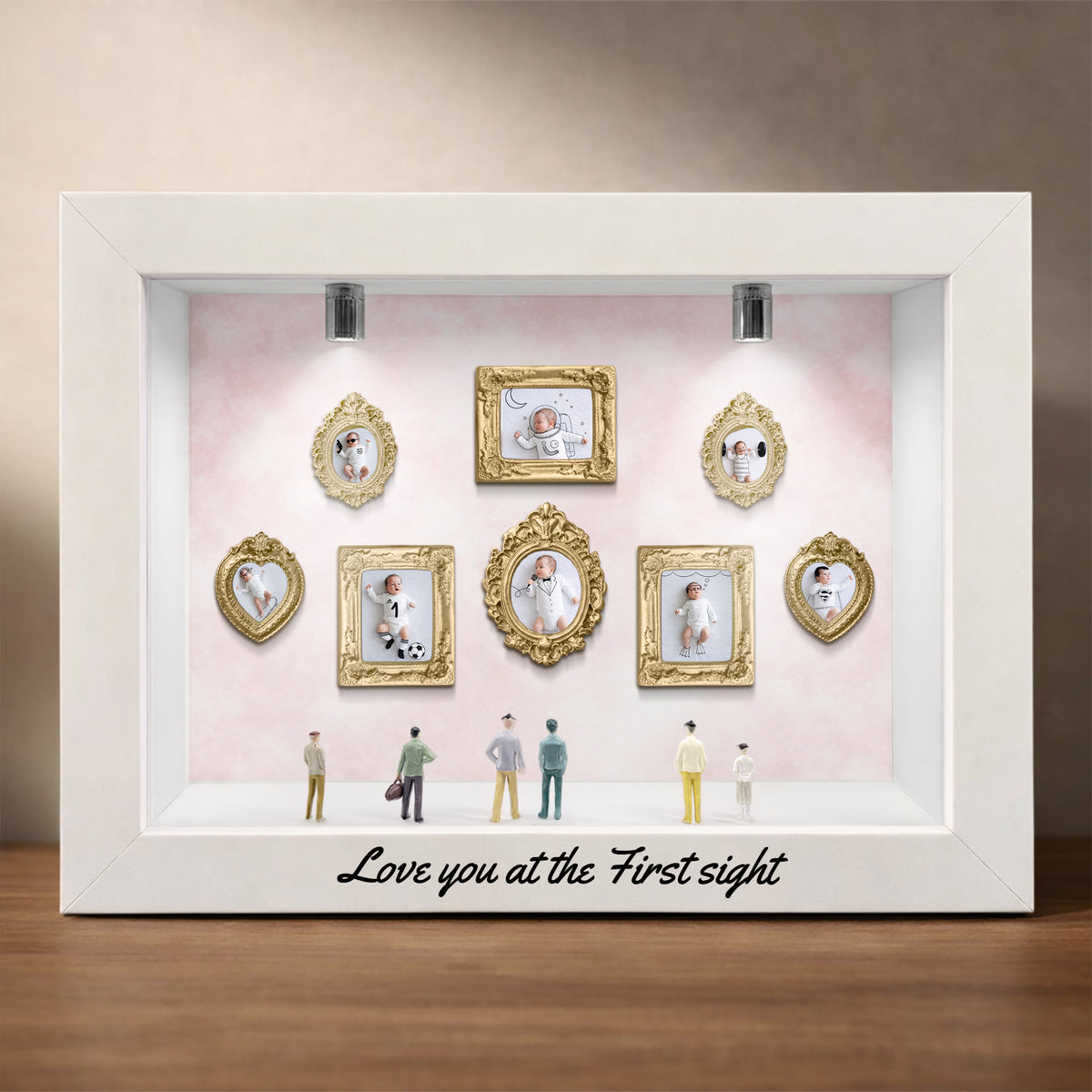 Watch Me Grow – Personalized Mini Museum Box Photo Frame