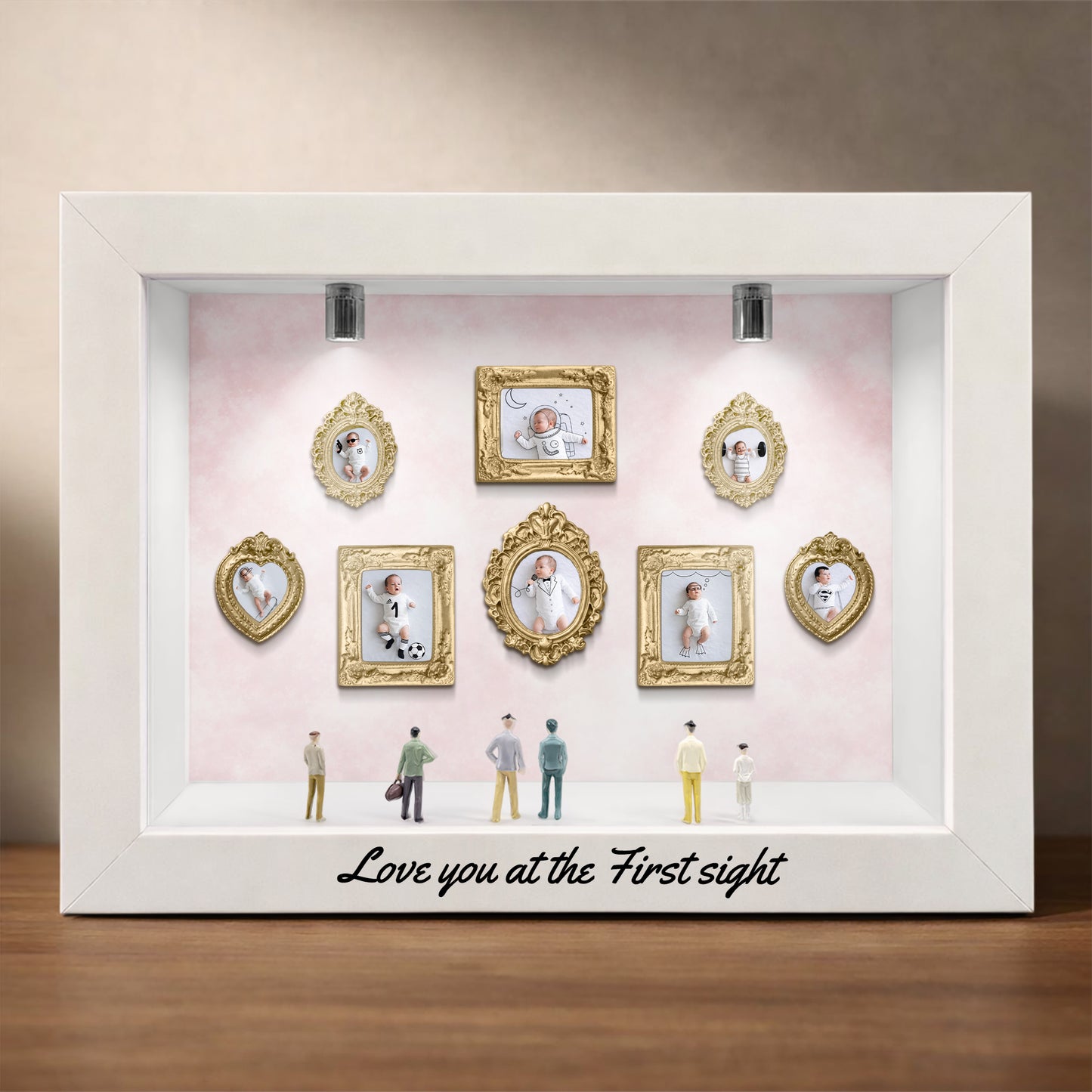 Watch Me Grow – Personalized Mini Museum Box Photo Frame