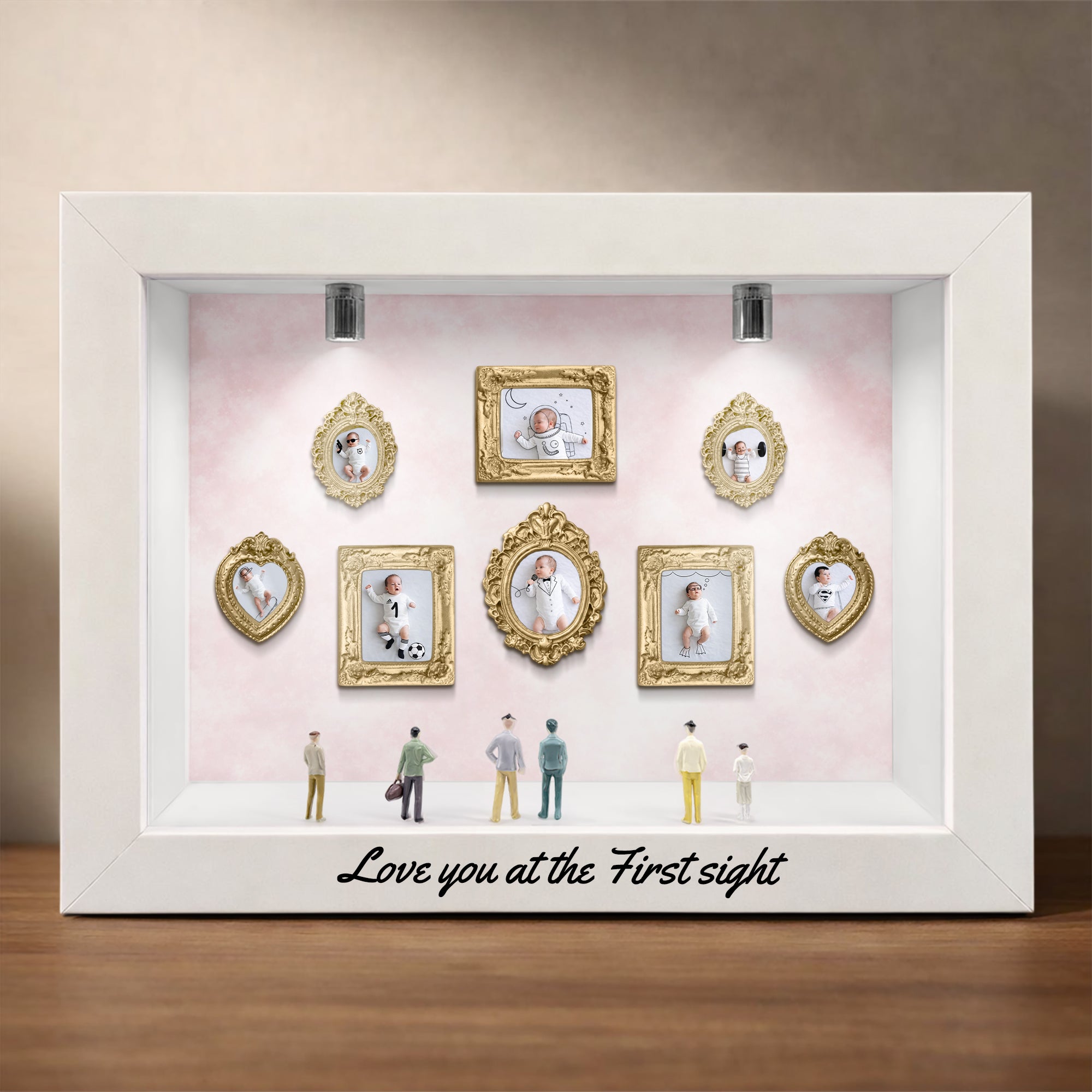Watch Me Grow – Personalized Mini Museum Box Photo Frame