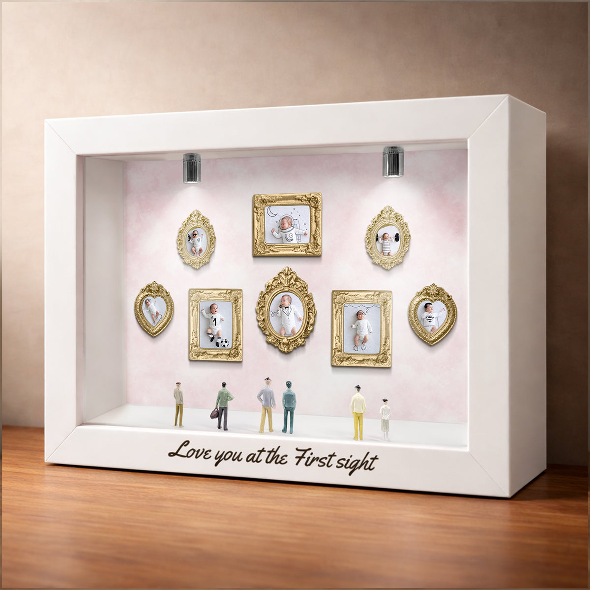 Watch Me Grow – Personalized Mini Museum Box Photo Frame