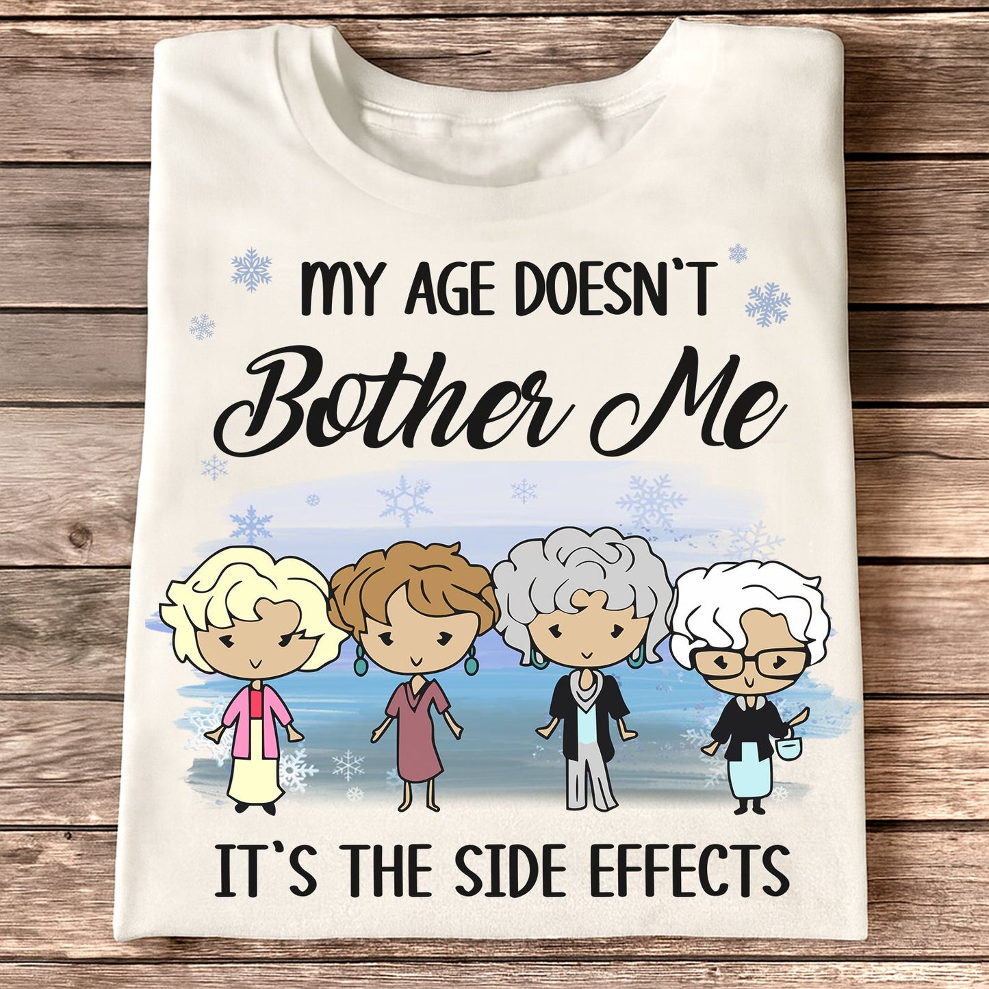 Personalized funny shirt featuring cartoon dogs with names for dog lovers and pet owners